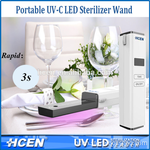 New 2017 germicidal uvc led portable spoon and fork sterilizer